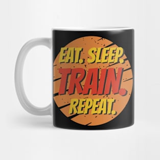 eat sleep repeat Vintage Mug